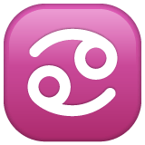 Whatsapp design of the Cancer emoji verson:2.23.2.72