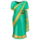 Whatsapp design of the sari emoji verson:2.23.2.72