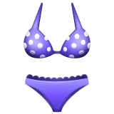 Whatsapp design of the bikini emoji verson:2.23.2.72