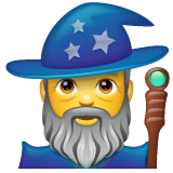 Whatsapp design of the man mage emoji verson:2.23.2.72