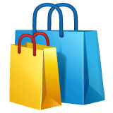 Whatsapp design of the shopping bags emoji verson:2.23.2.72