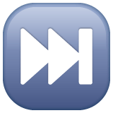 Whatsapp design of the next track button emoji verson:2.23.2.72