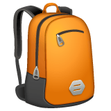 Whatsapp design of the backpack emoji verson:2.23.2.72