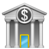 Whatsapp design of the bank emoji verson:2.23.2.72