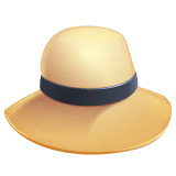 Whatsapp design of the woman’s hat emoji verson:2.23.2.72