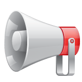 Whatsapp design of the loudspeaker emoji verson:2.23.2.72
