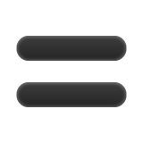 Whatsapp design of the heavy equals sign emoji verson:2.23.2.72