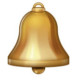 Whatsapp design of the bell emoji verson:2.23.2.72