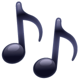 Whatsapp design of the musical notes emoji verson:2.23.2.72