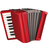 Whatsapp design of the accordion emoji verson:2.23.2.72