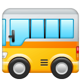 Whatsapp design of the bus emoji verson:2.23.2.72