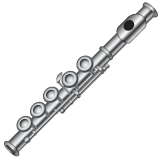 Whatsapp design of the flute emoji verson:2.23.2.72