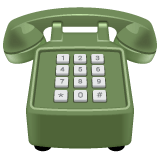 Whatsapp design of the telephone emoji verson:2.23.2.72