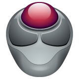 Whatsapp design of the trackball emoji verson:2.23.2.72