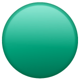 Whatsapp design of the green circle emoji verson:2.23.2.72