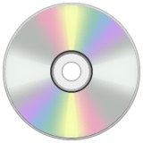 Whatsapp design of the optical disk emoji verson:2.23.2.72