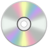 Whatsapp design of the optical disk emoji verson:2.23.2.72