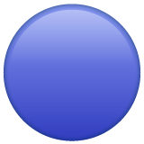 Whatsapp design of the blue circle emoji verson:2.23.2.72
