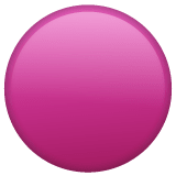 Whatsapp design of the purple circle emoji verson:2.23.2.72