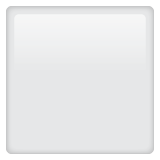 Whatsapp design of the white large square emoji verson:2.23.2.72