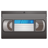 Whatsapp design of the videocassette emoji verson:2.23.2.72