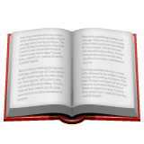 Whatsapp design of the open book emoji verson:2.23.2.72