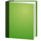 Whatsapp design of the green book emoji verson:2.23.2.72