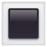 Whatsapp design of the white square button emoji verson:2.23.2.72