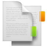 Whatsapp design of the bookmark tabs emoji verson:2.23.2.72