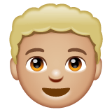 Whatsapp design of the boy: medium-light skin tone emoji verson:2.23.2.72