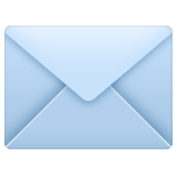 Whatsapp design of the envelope emoji verson:2.23.2.72