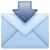 Whatsapp design of the envelope with arrow emoji verson:2.23.2.72