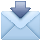 Whatsapp design of the envelope with arrow emoji verson:2.23.2.72