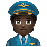 Whatsapp design of the pilot: dark skin tone emoji verson:2.23.2.72