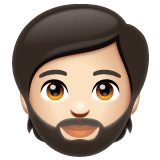 Whatsapp design of the person: light skin tone emoji verson:2.23.2.72