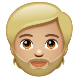 Whatsapp design of the person: medium-light skin tone emoji verson:2.23.2.72