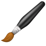 Whatsapp design of the paintbrush emoji verson:2.23.2.72