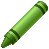 Whatsapp design of the crayon emoji verson:2.23.2.72