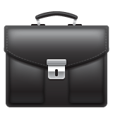 Whatsapp design of the briefcase emoji verson:2.23.2.72