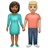 Whatsapp design of the woman and man holding hands: medium-dark skin tone medium-light skin tone emoji verson:2.23.2.72