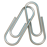 Whatsapp design of the linked paperclips emoji verson:2.23.2.72
