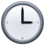 Whatsapp design of the three o’clock emoji verson:2.23.2.72