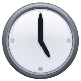 Whatsapp design of the five o’clock emoji verson:2.23.2.72
