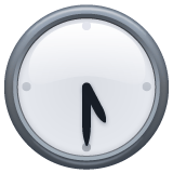 Whatsapp design of the five-thirty emoji verson:2.23.2.72