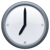 Whatsapp design of the seven o’clock emoji verson:2.23.2.72