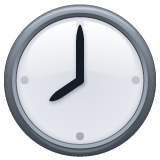 Whatsapp design of the eight o’clock emoji verson:2.23.2.72