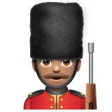 Whatsapp design of the man guard: medium skin tone emoji verson:2.23.2.72