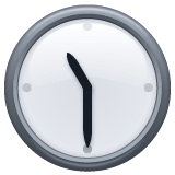Whatsapp design of the eleven-thirty emoji verson:2.23.2.72