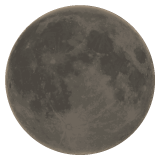 Whatsapp design of the new moon emoji verson:2.23.2.72
