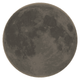 Whatsapp design of the new moon emoji verson:2.23.2.72
